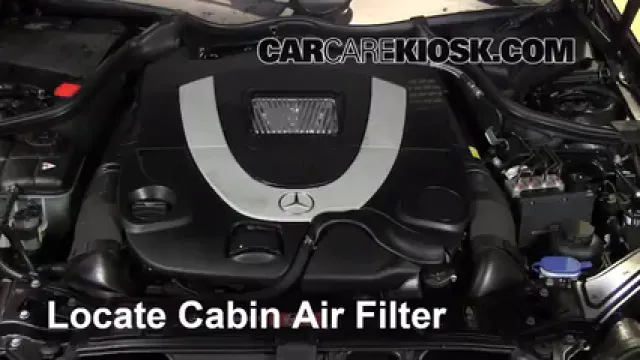 2007 Mercedes-Benz CLK550 5.5L V8 Convertible (2 Door) Filtro de aire (interior) Cambio